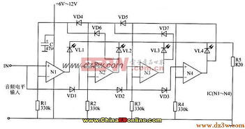 基于LM324的LED電平指示器電路設計與軟件開發(fā)